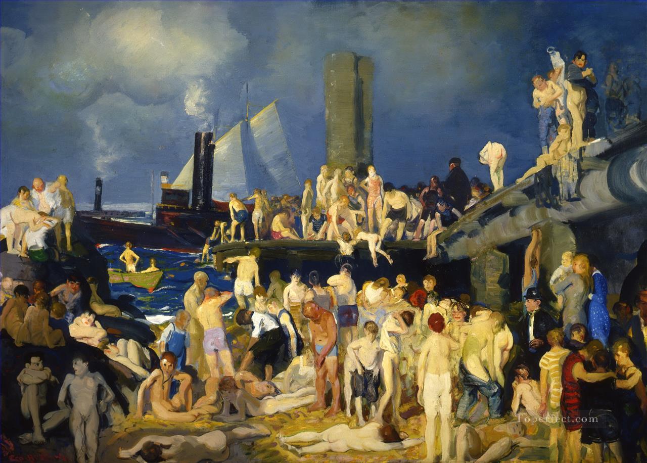 River Front 1 1915 George Wesley Bellows Oil Paintings